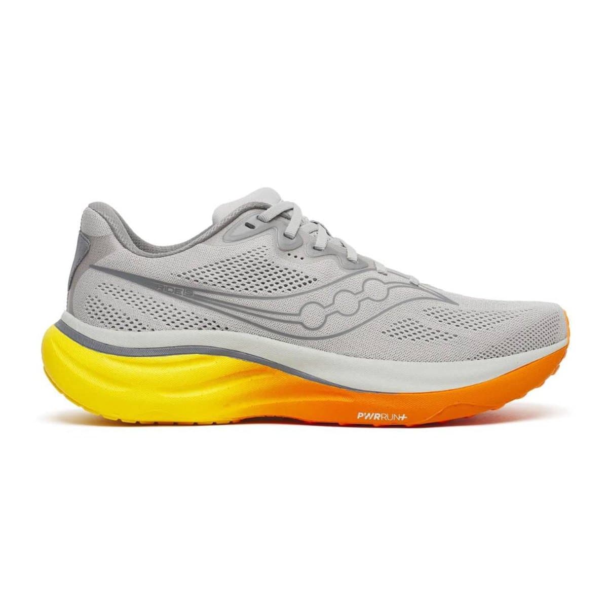 Zapatillas Saucony Ride 19 Gris Naranja AW26, Talla 46 - EUR