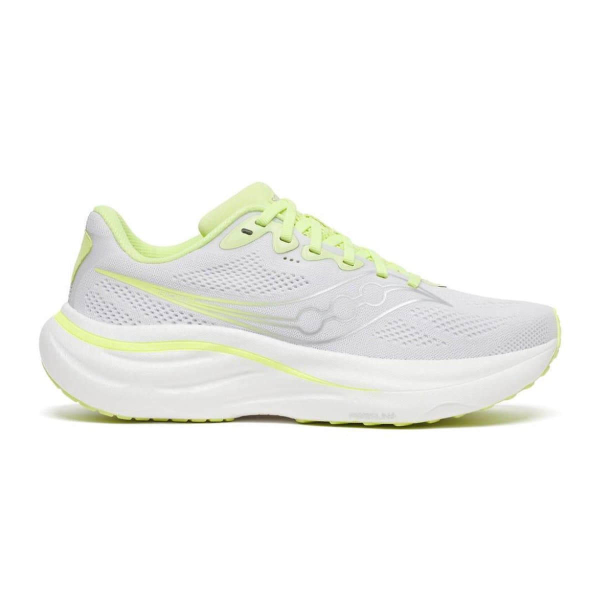 Zapatillas Saucony Ride 19 Blanco Amarillo AW26 Mujer, Talla 36 - EUR