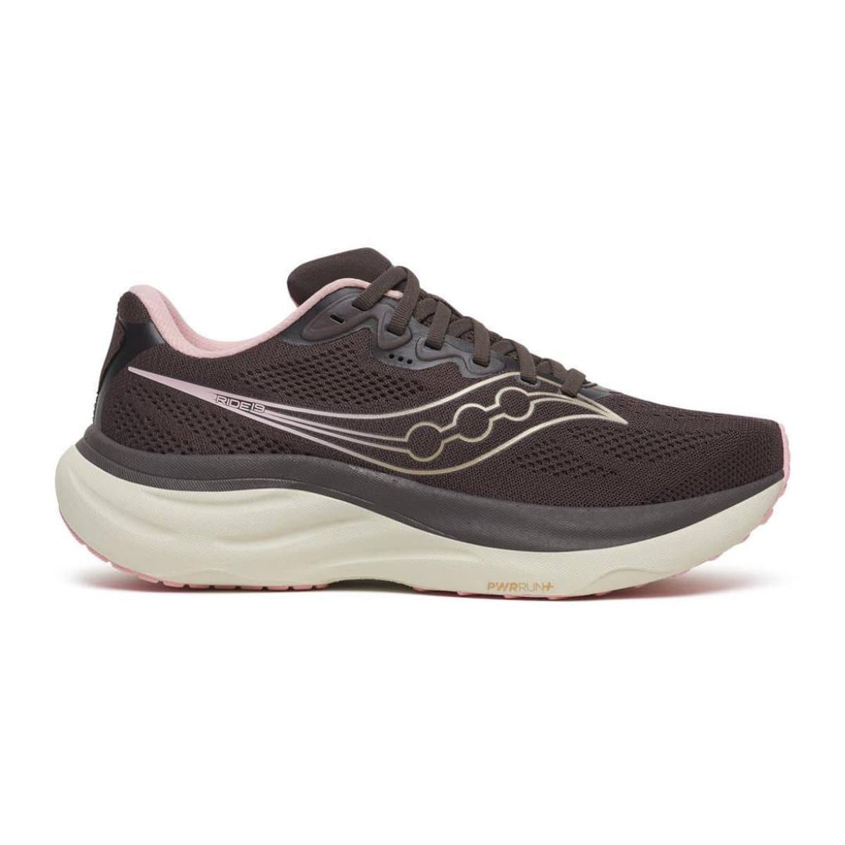 Zapatillas Saucony Ride 19 Marrón Rosa AW26 Mujer, Talla 44.5 - EUR