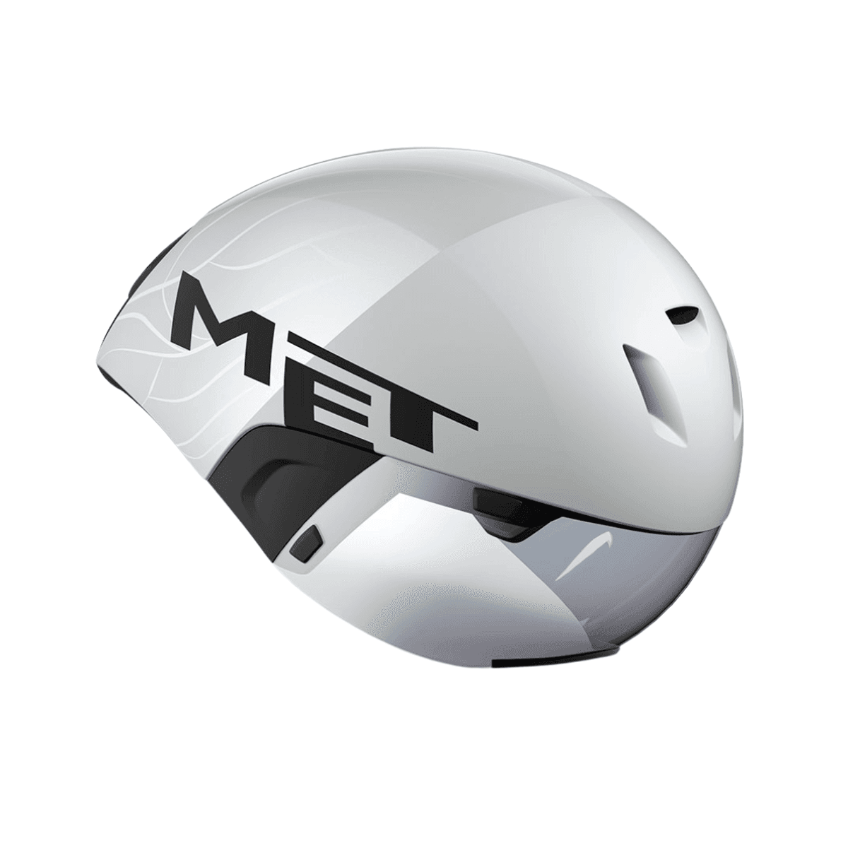 Casco MET Codatronca Blanco Plata