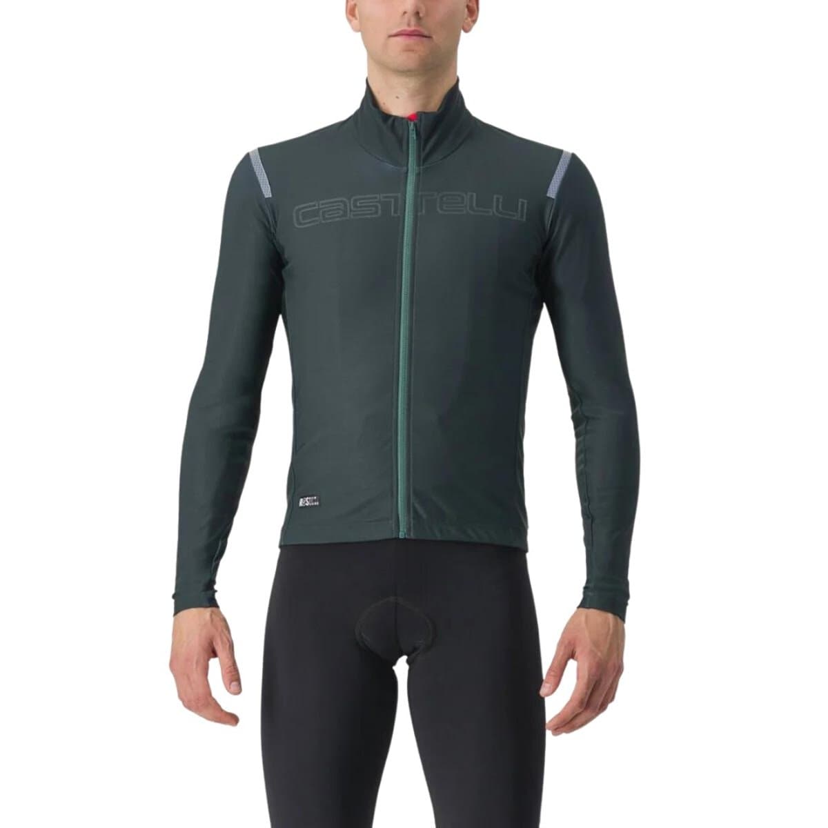 Maillot Castelli Tutto Nano RoS Manga Larga Verde