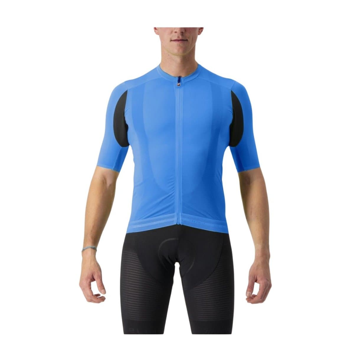 Maillot Castelli Superleggera 3 Manga Corta Azul Negro