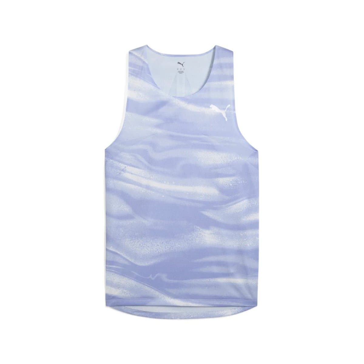 Camiseta Puma Raceday Ultraspun Sin Mangas Azul Blanco, Talla XL