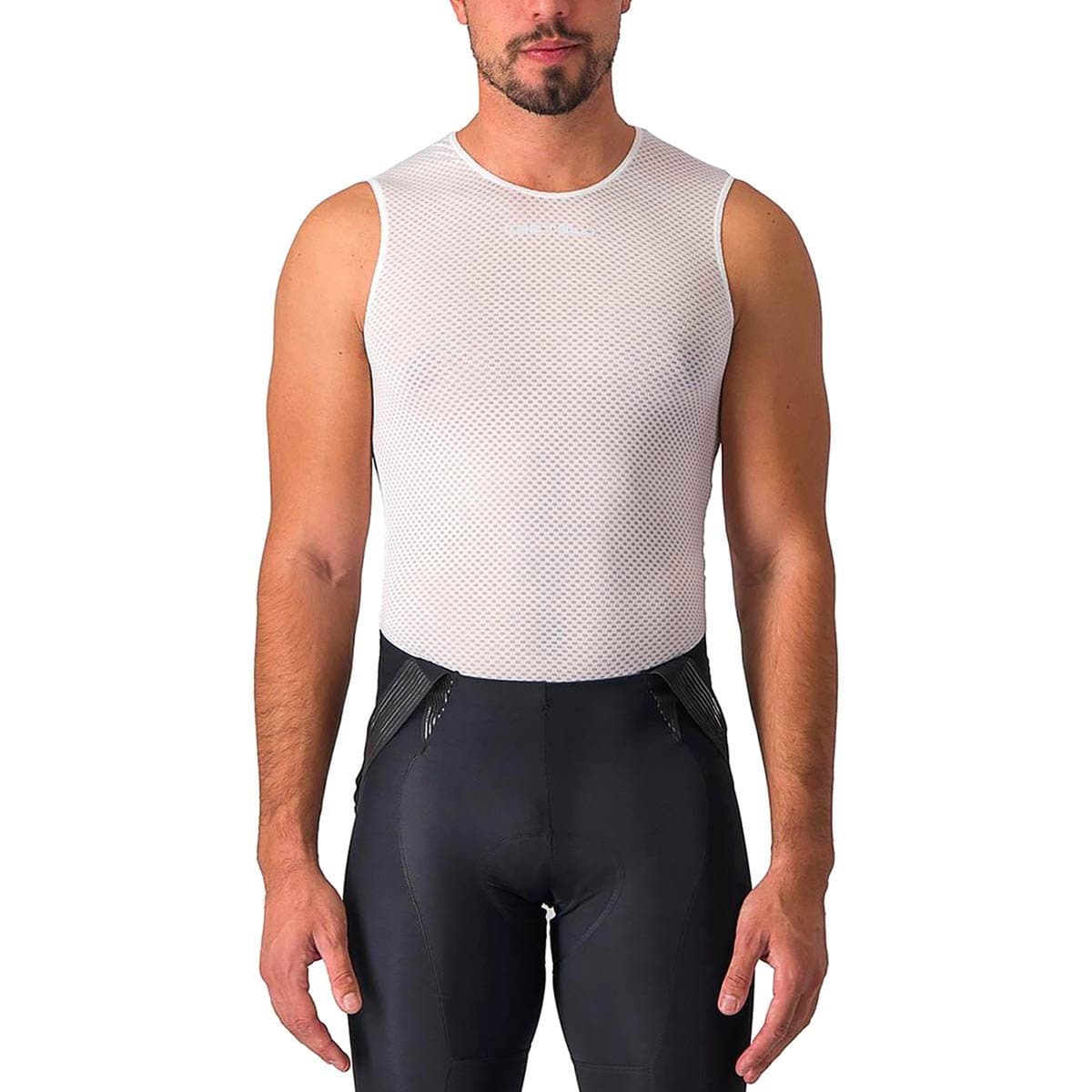 Camiseta Interior Sin Mangas Castelli Pro Mesh 2.0 Blanco