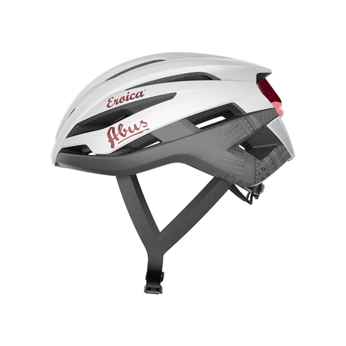 Casco Abus Stormchaser x Eroica Blanco Gris