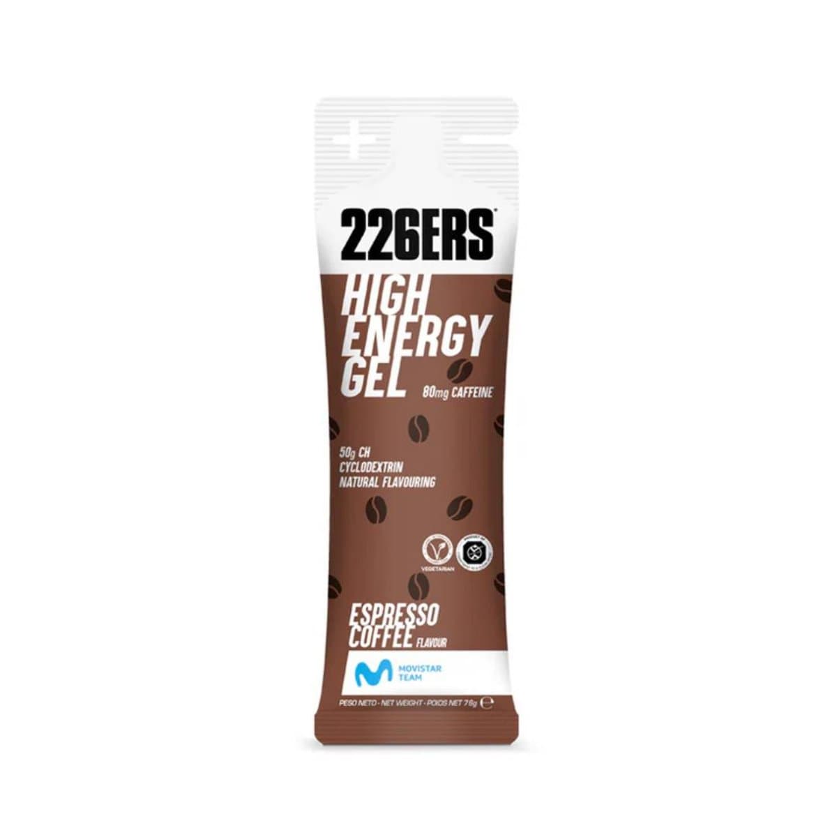 Gel energético 226ERS High Energy Café espresso 76g. (1 unidad)
