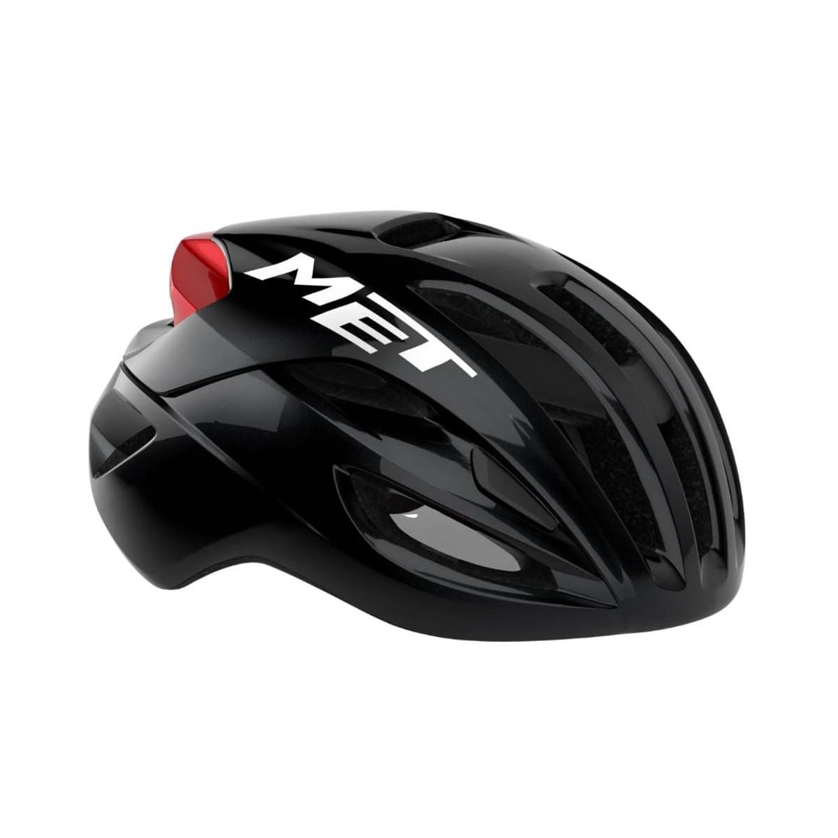Casco MET Rivale MIPS Negro Rojo