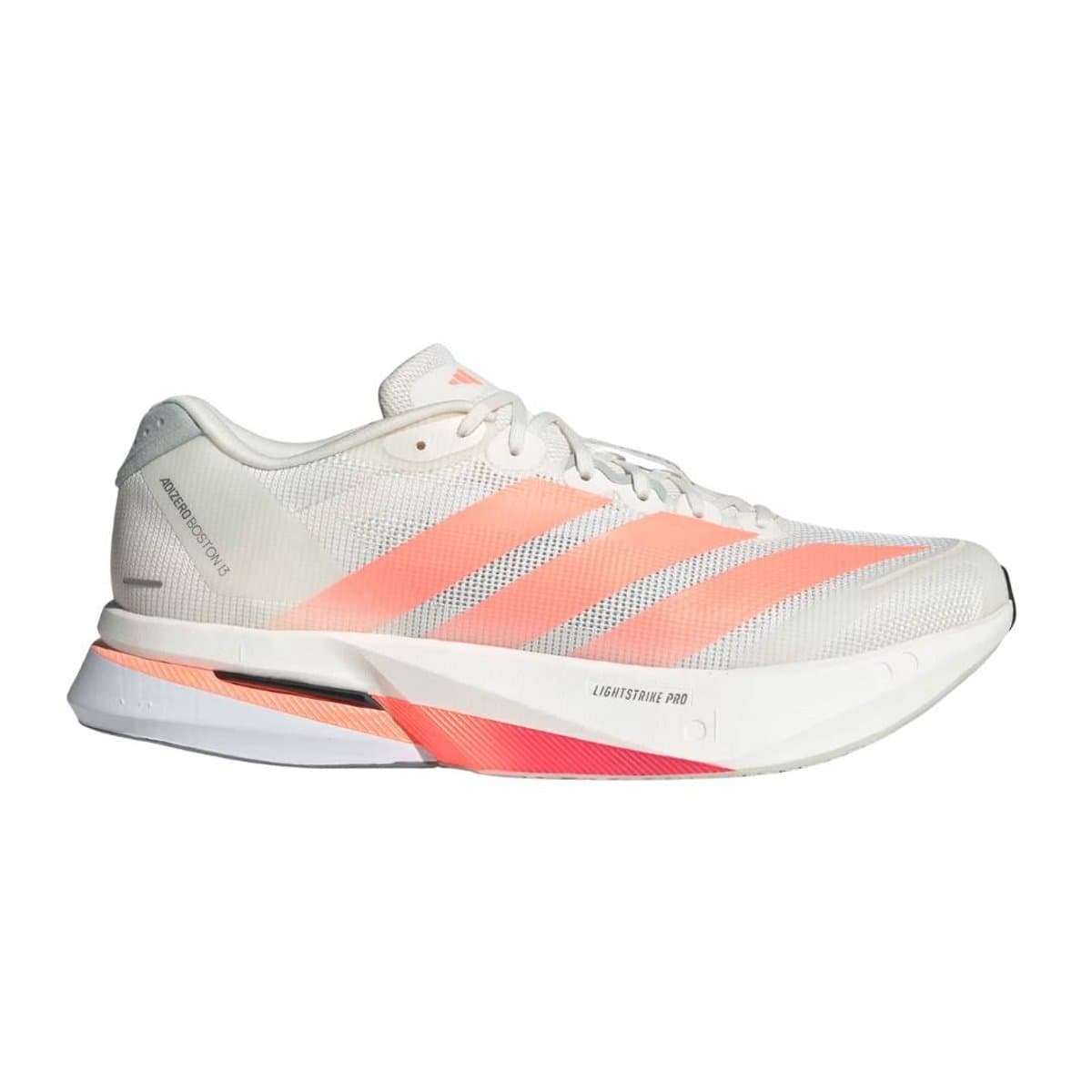 Zapatillas Adidas Adizero Boston 13 Beige Naranja SS26, Talla UK 8.5