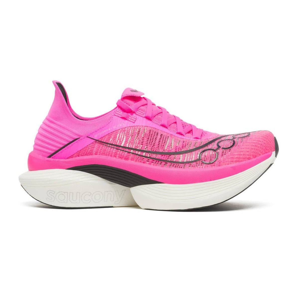 Zapatillas Saucony Endorphin Elite 2 Rosa Negro SS26 Unisex, Talla 44 - EUR