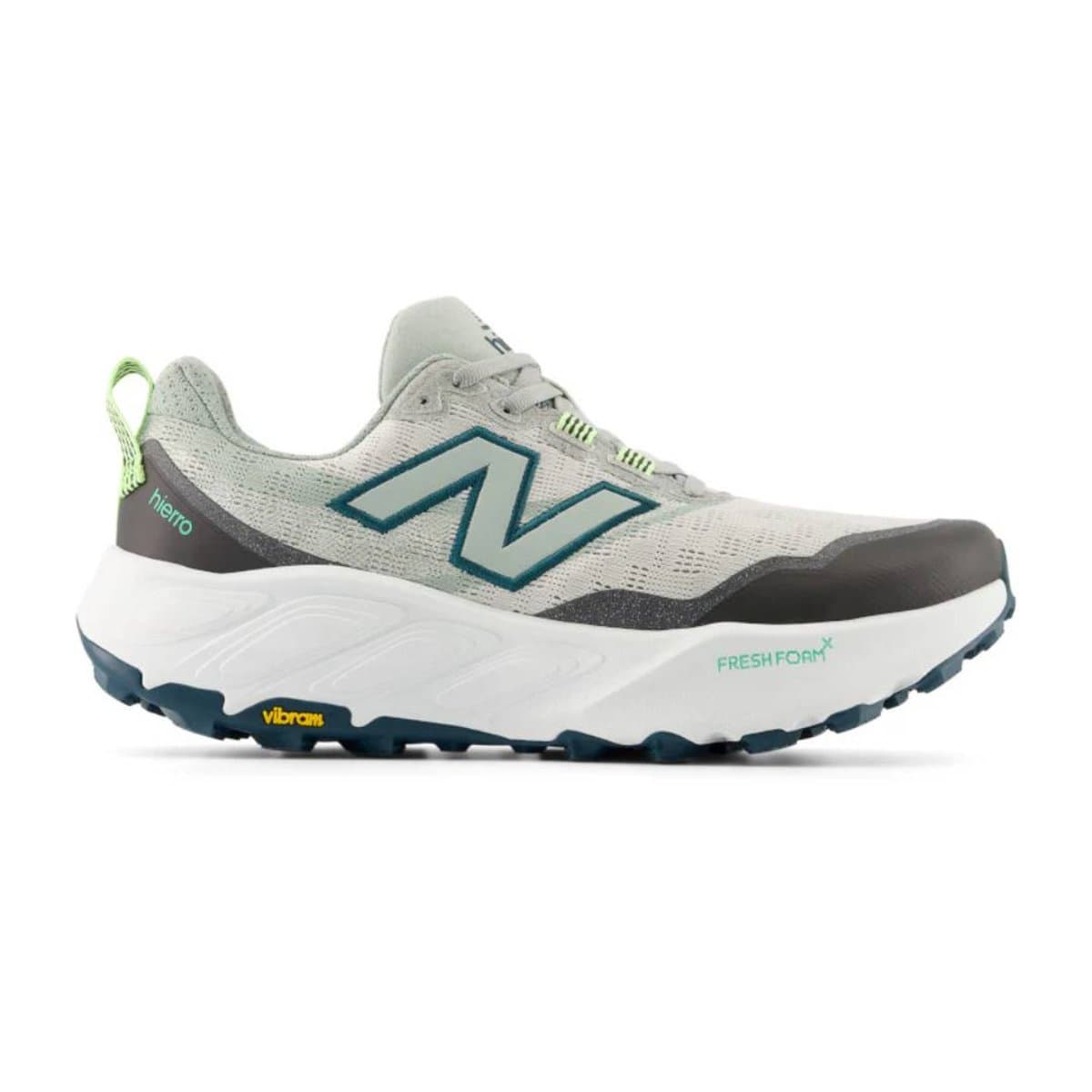 Zapatillas New Balance Fresh Foam X Hierro v9 Gris Blanco SS26, Talla 42.5 - EUR
