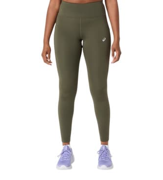 Asics para mujer. 2012D169 Leggings Core Tight verde (XS), Deportivo, Sintético, Running, Multideporte