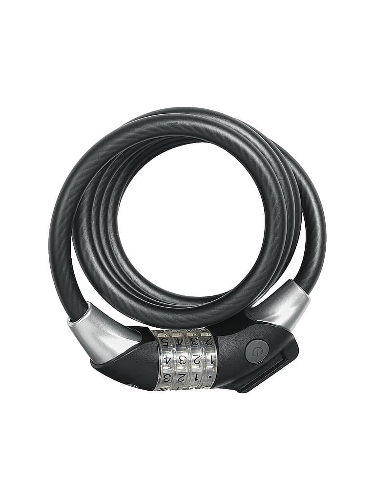 ABUS Candado de cable en espiral Raydo Pro 1450/185 negro