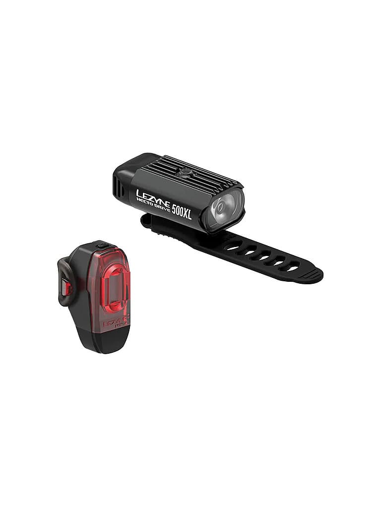 LEZYNE Juego de luces para bicicleta Hecto Drive 500XL / KTV+ negro