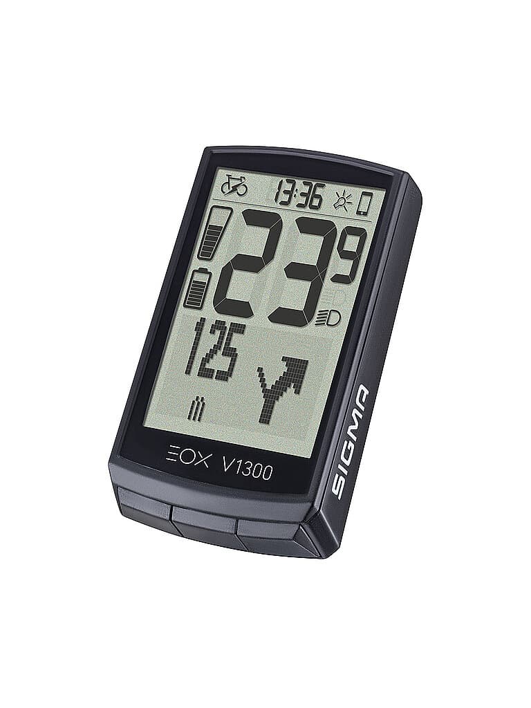 SIGMA E-Bike Computer EOX VIEW 1300 negro