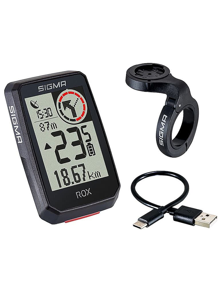 SIGMA Ciclocomputador Rox 2.0 Top Mount Set negro